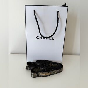CHANEL Shopping bag Ribbon
